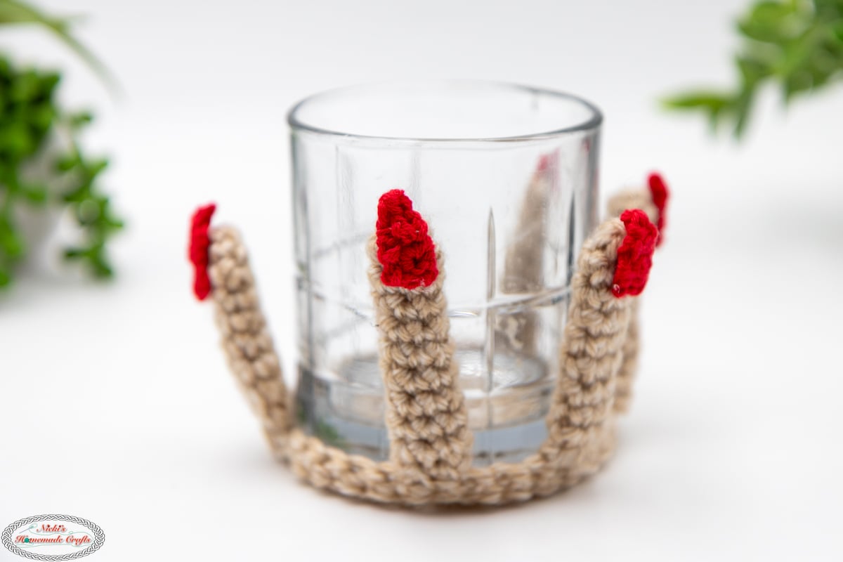Witch Hand Pop up Crochet Coaster Pattern
