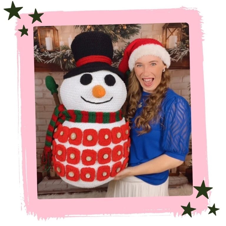 Crochet Snowman Advent Calendar Pattern