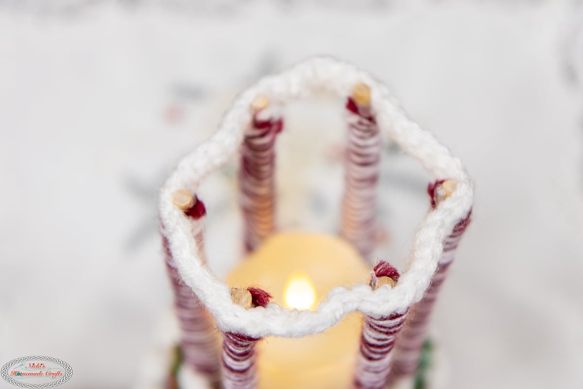 Crochet Christmas Lantern with Candle Light Pattern