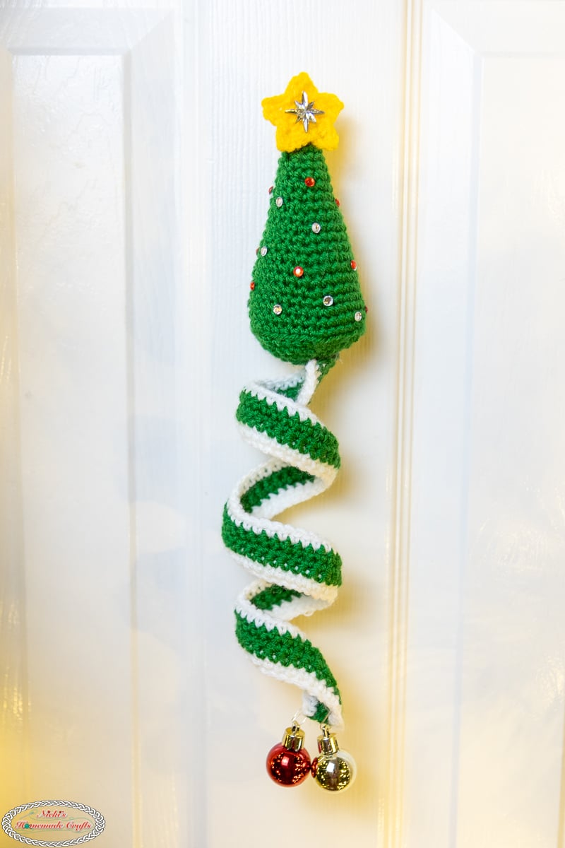 Crochet Christmas Tree Wind Spinner