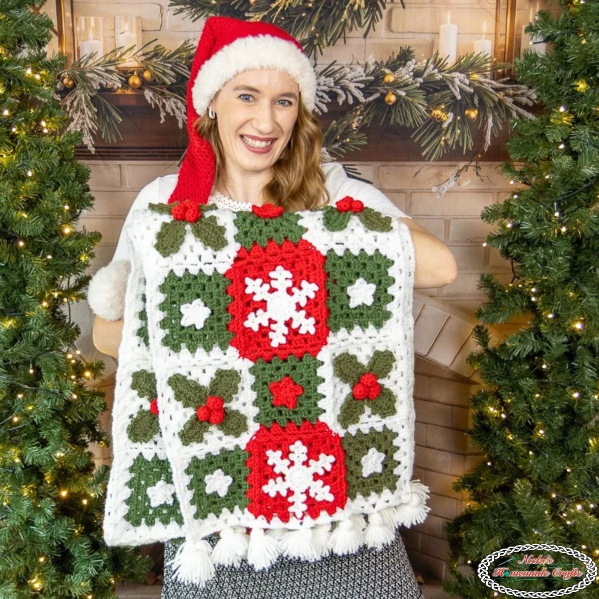 Crochet Christmas Table Runner Pattern