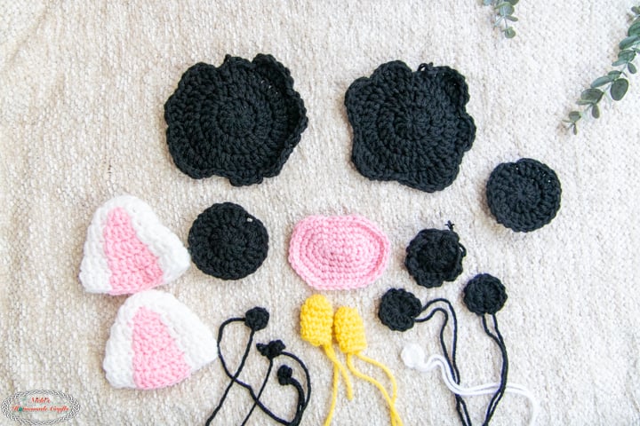 Crochet Cow Hat Pattern