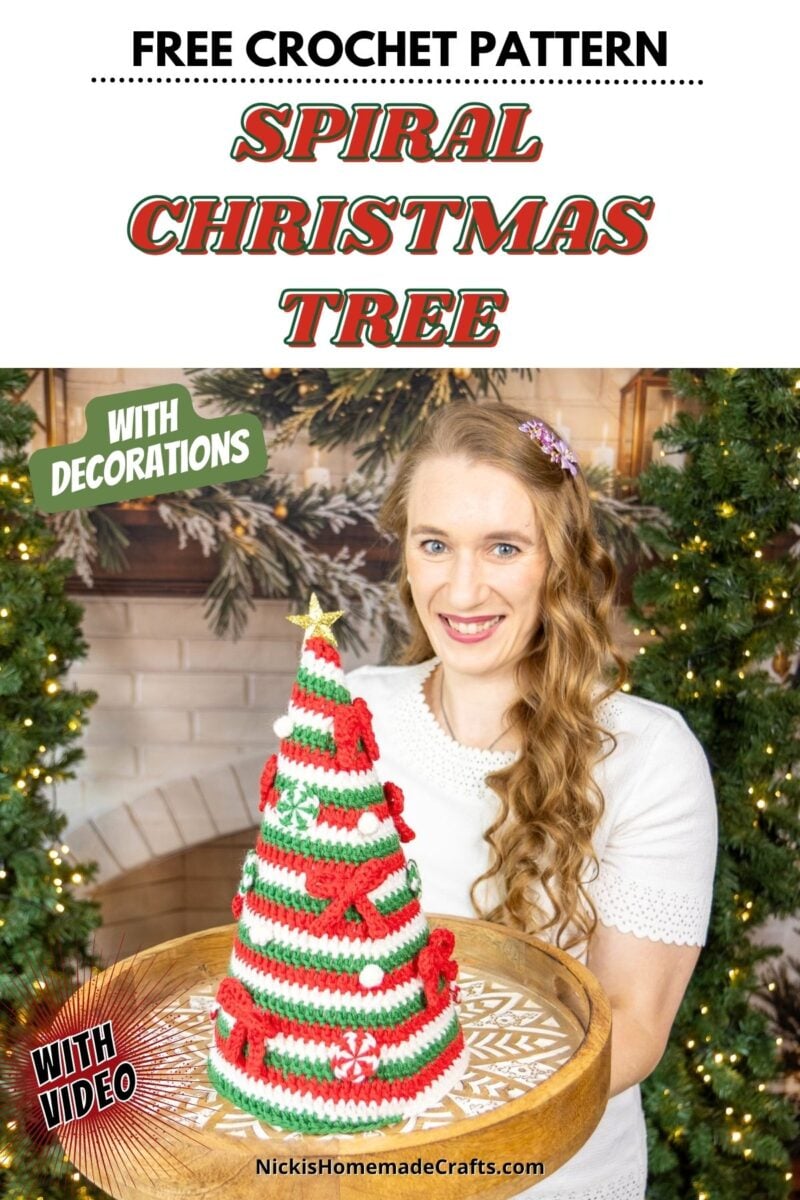 Crochet Spiral Christmas Tree Pattern