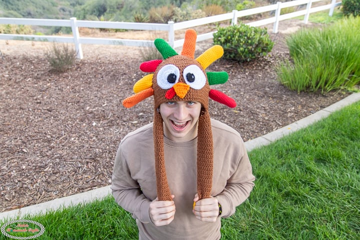 Moving Crochet Turkey Hat Pattern 