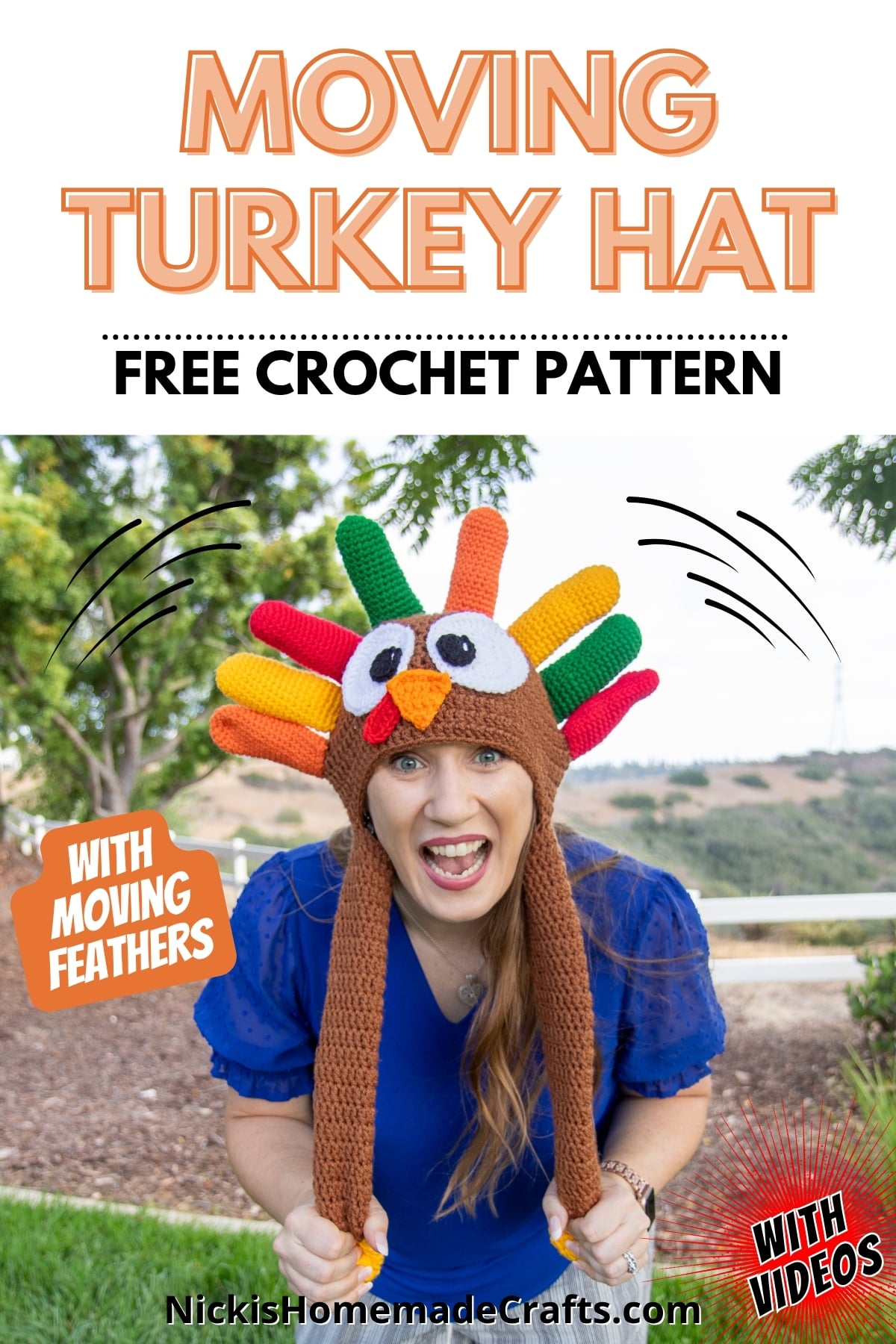 Moving Crochet Turkey Hat Pattern